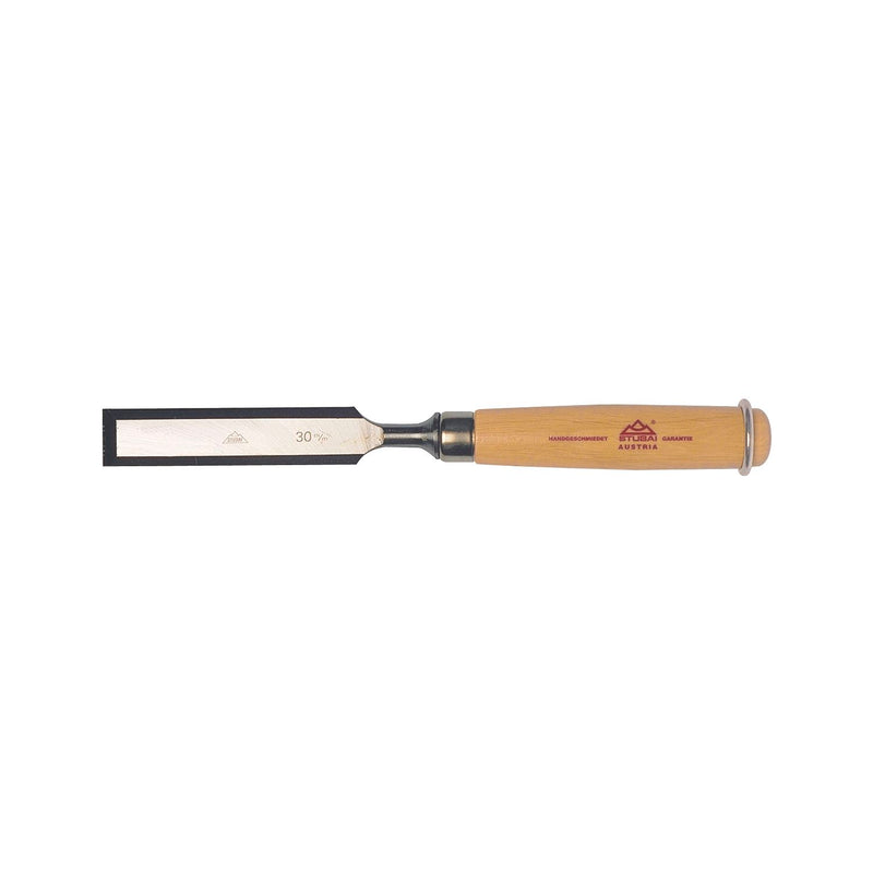 STUBAI Zimmermann-Stemmeisen mit Holzheft Breite 30 mm