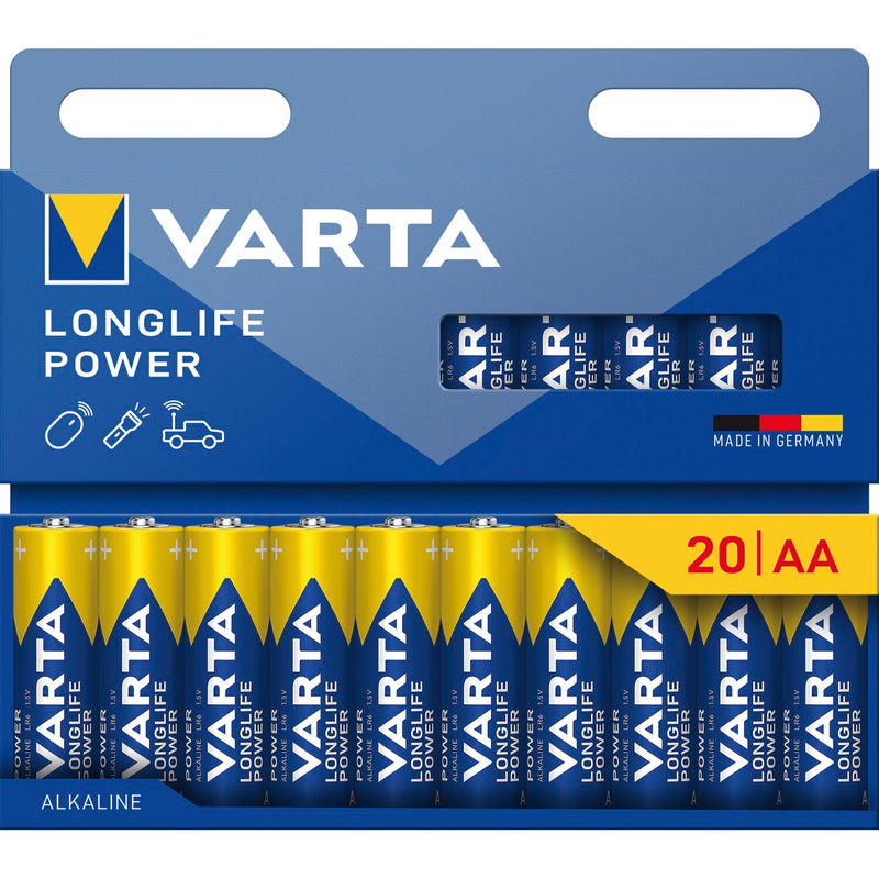 VARTA Batterie Longlife Power LR6/AA 1,5 Volt 20 Stück