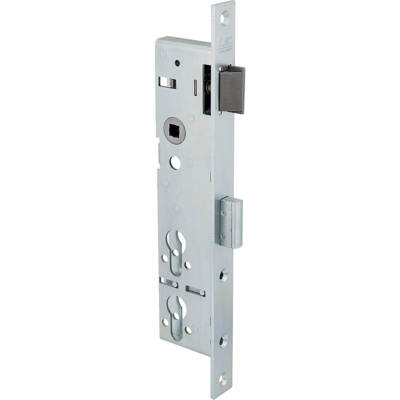 ASSA ABLOY Rohrrahmenschloss Flachstulp mit 2 PZ übereinander, DM 35, verzinkt (ST 1)
