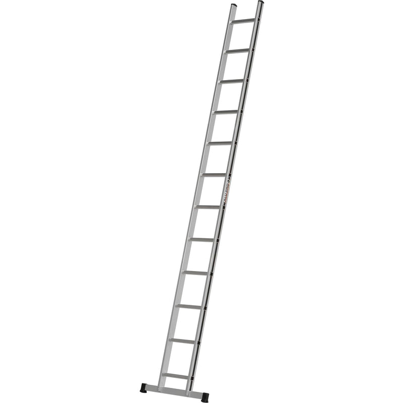 ALU-PRO Sprossen-Anlegeleiter Type 70011 Sprossen=12 Länge=3,42 m