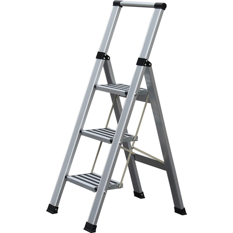 Alu-Klappleiter Step+Store L 3-stufig