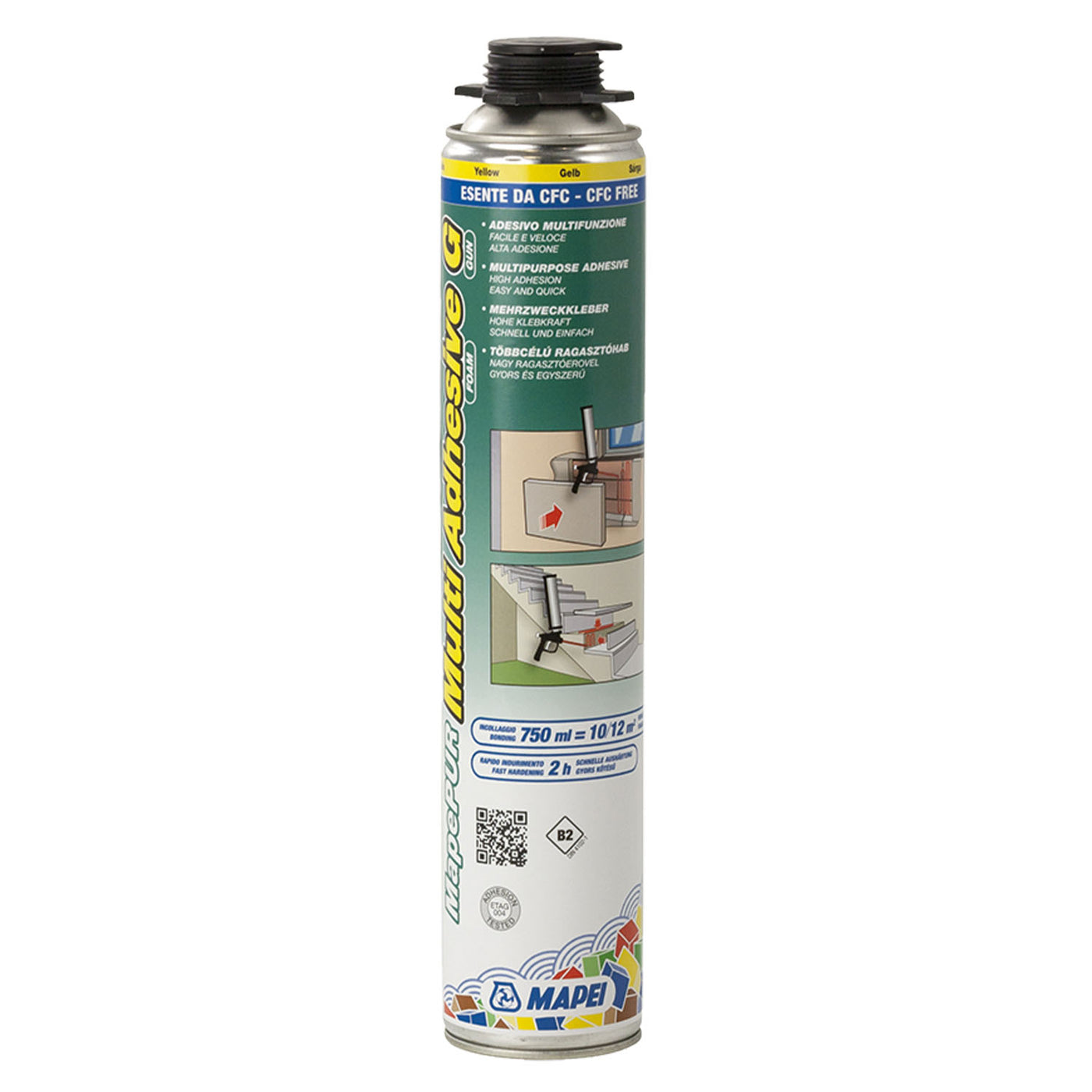 MapePUR Multi Adhesive Foam G / 12x750 ml Box — BaustoffZENTRALE WSC
