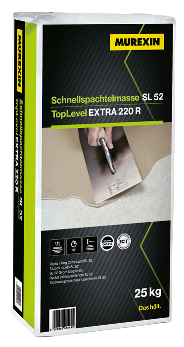MUREXIN Schnellspachtelmasse SL 52/TopLevel EXTRA 220 R / 25kg