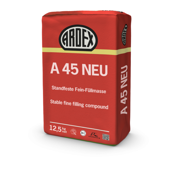 ARDEX A 45 NEU / Standfeste Fein-Füllmasse 12,5kg