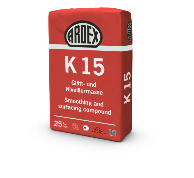 ARDEX K 15 / Glätt- und Nivelliermasse 25kg