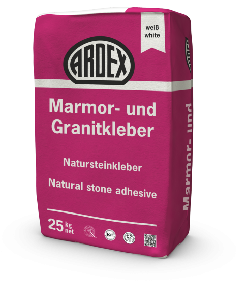 ARDEX Marmor- und Granitkleber / Natursteinkleber, weiß 25kg