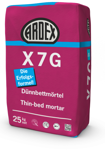 ARDEX X7G - Die Erfolgsformel / Dünnbettmörtel, grau 25kg