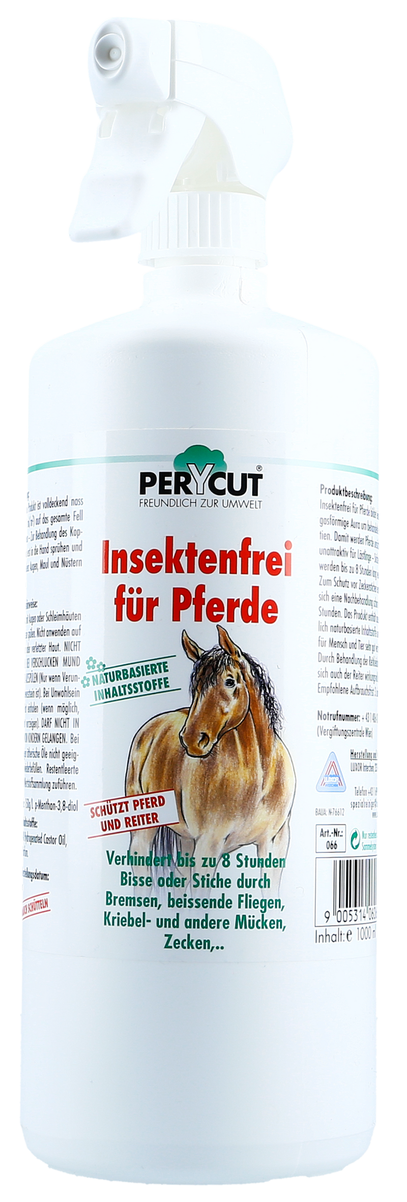 PERYCUT Insektenfrei für Pferde 1l