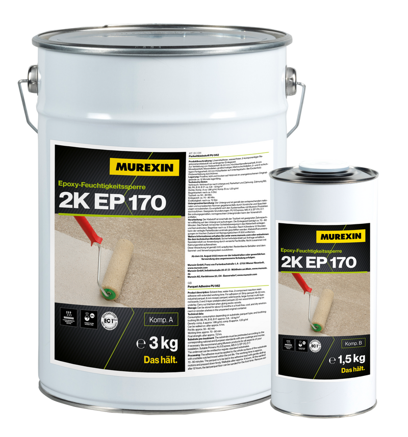MUREXIN Epoxy Feuchtigkeitssperre 2K EP 170 / Set Komp. A+B
