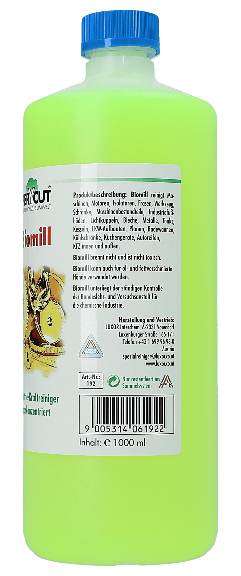 PERYCUT Bio Mill Fettlösekonzentrat 1l