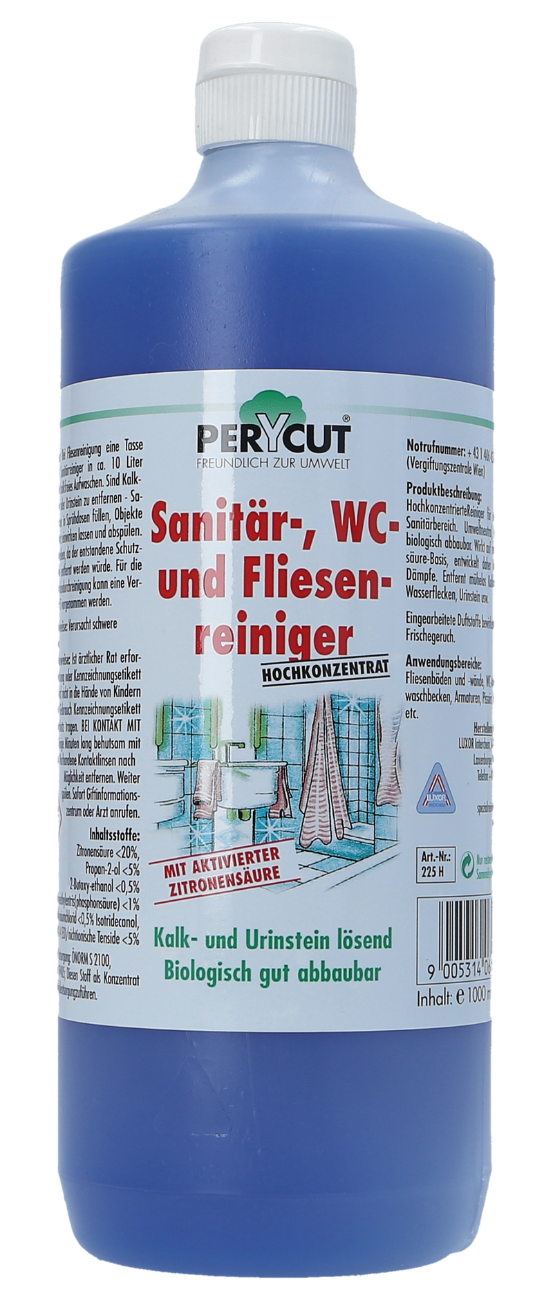 PERYCUT Sanitär-, WC-, Fliesenreiniger 1l