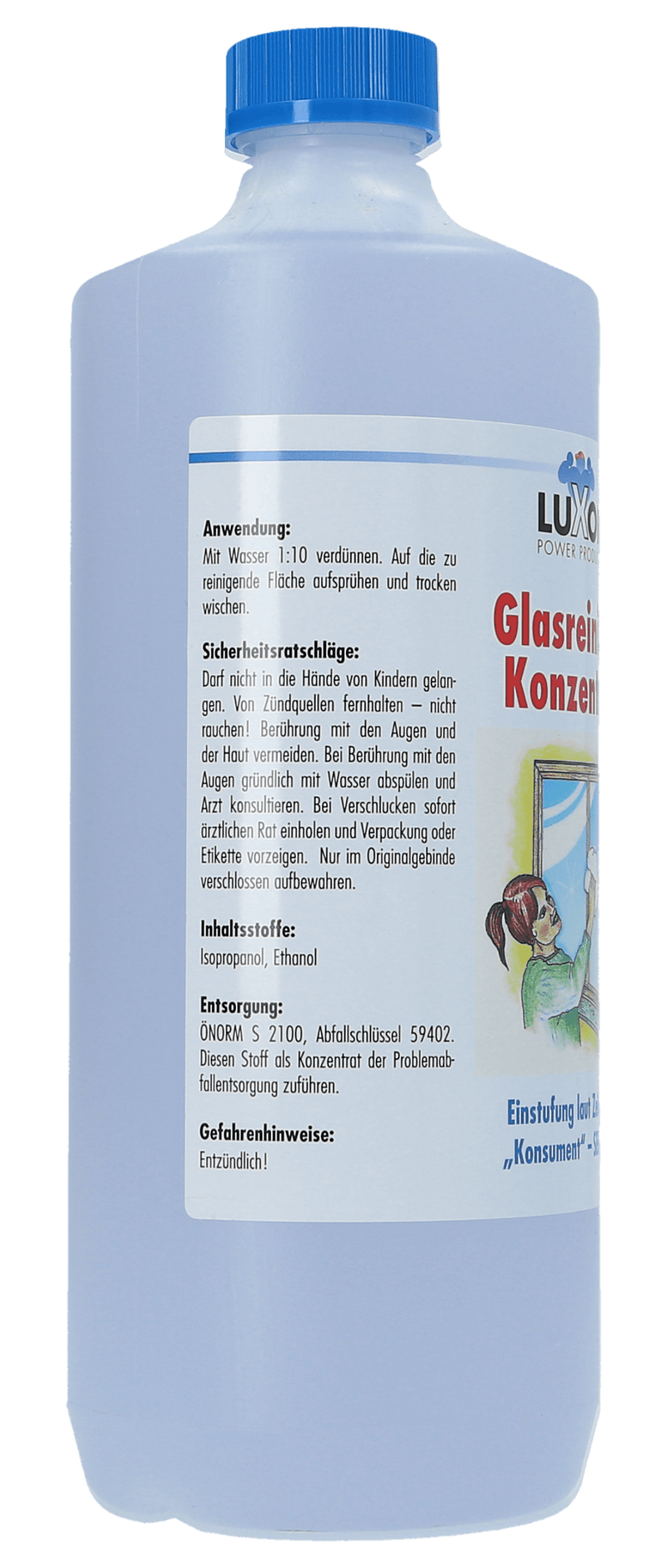 LUXOR Glasreiniger - Konzentrat 1l