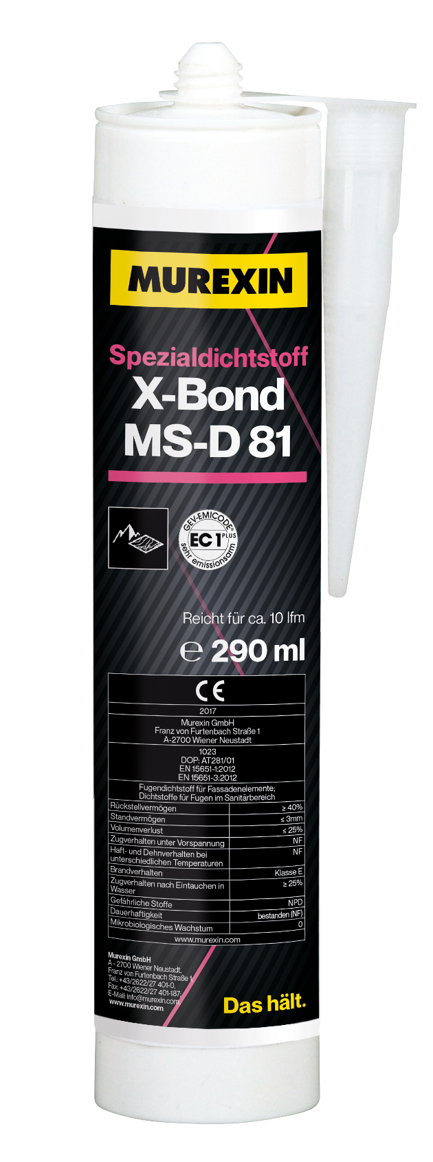 MUREXIN Spezialdichtstoff X-Bond MS-D 81 / 290ml