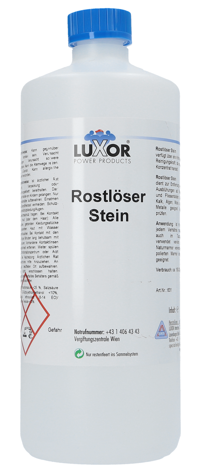 LUXOR Rostlöser Stein 1l