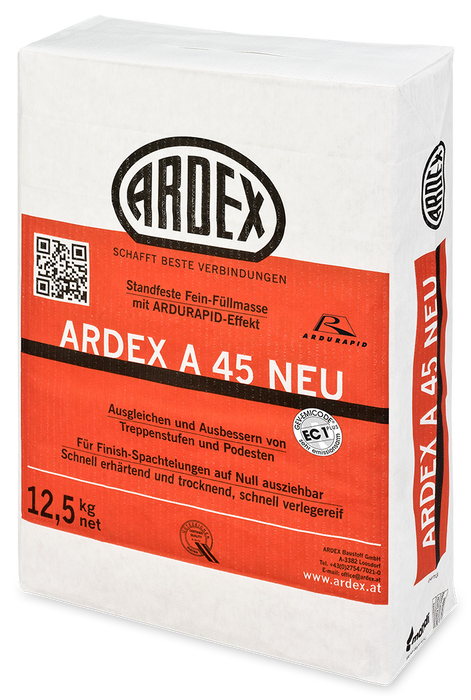 ARDEX A 45 NEU Standfeste Fein-Füllmasse 12,5kg