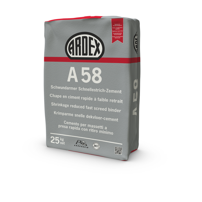 ARDEX A 58 Schwundarmer Schnellestrich-Zement 25kg