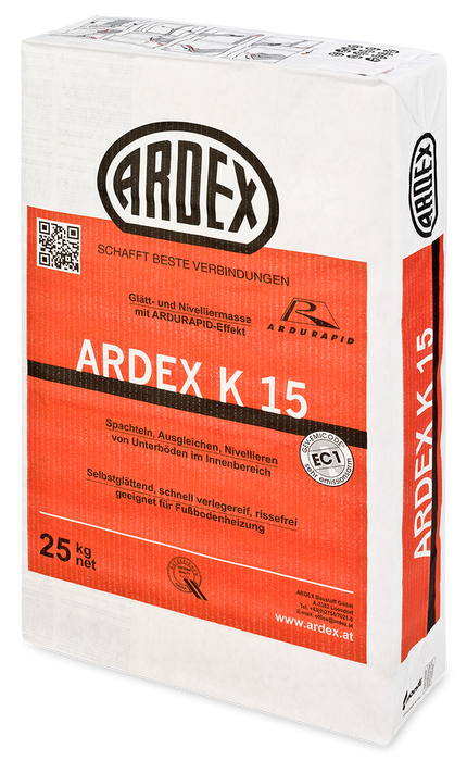 ARDEX K 15 Glätt- und Nivelliermasse 25kg
