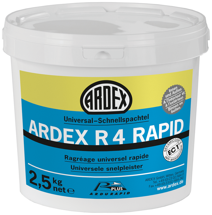 ARDEX R 4 RAPID / Universal-Schnellspachtel 2,5kg