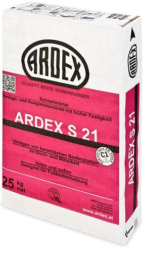 ARDEX S 21 - Schnellmörtel, grau 25kg
