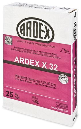ARDEX X 32 - Flexibler Verlegemörtel 25kg