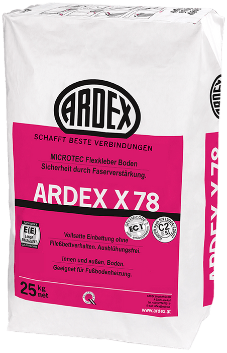 ARDEX X 78 MICROTEC Flexkleber Boden 25kg