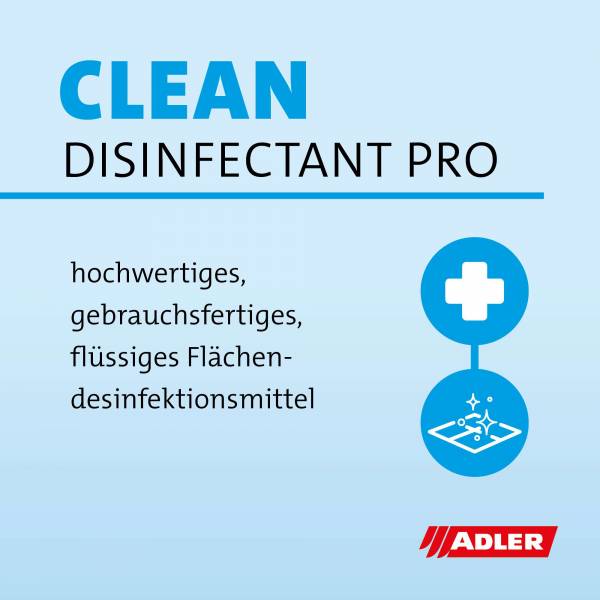 ADLER Clean Disinfectant Pro Flächendesinfektionsmittel