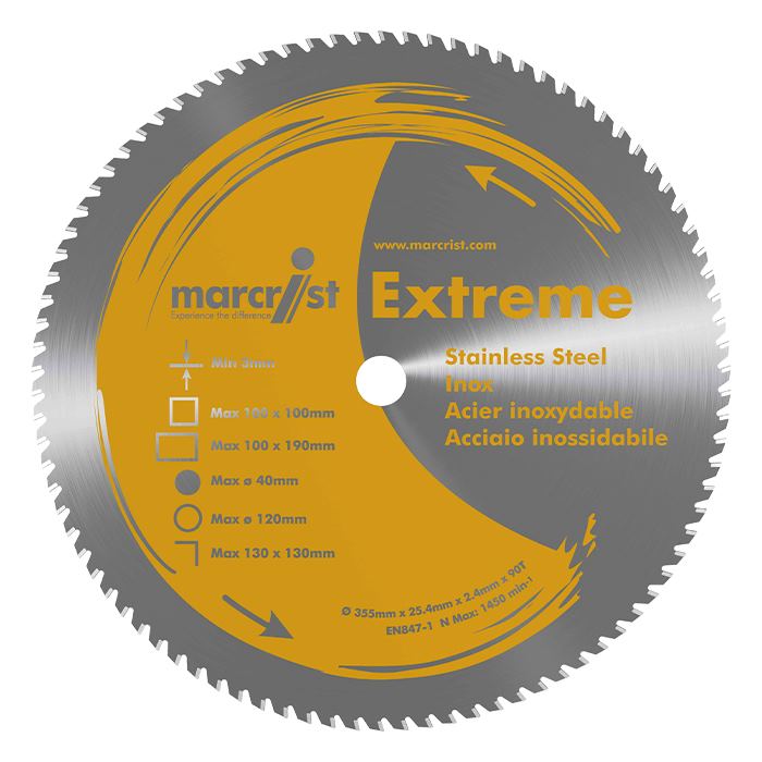 marcrist Extreme 355 Inox-Kaltkreissägeblatt