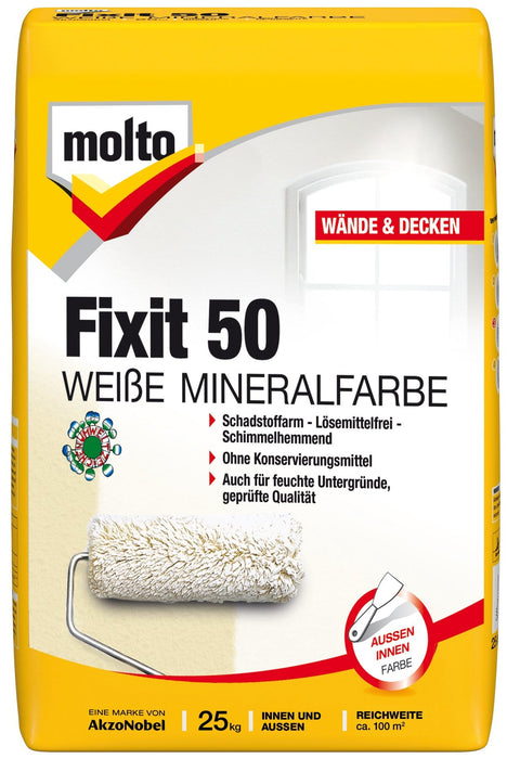 Molto Fixit 50 Weiße Mineralfarbe