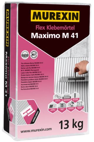 MUREXIN Flex Klebemörtel Maximo M 41 / 13kg Weiß