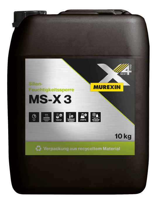 MUREXIN Silan-Feuchtigkeitssperre MS-X 3 / 10kg