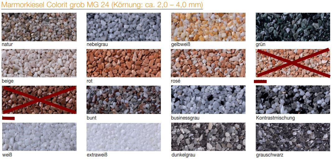 MUREXIN Marmorkiesel Colorit grob MG 24 / 25kg