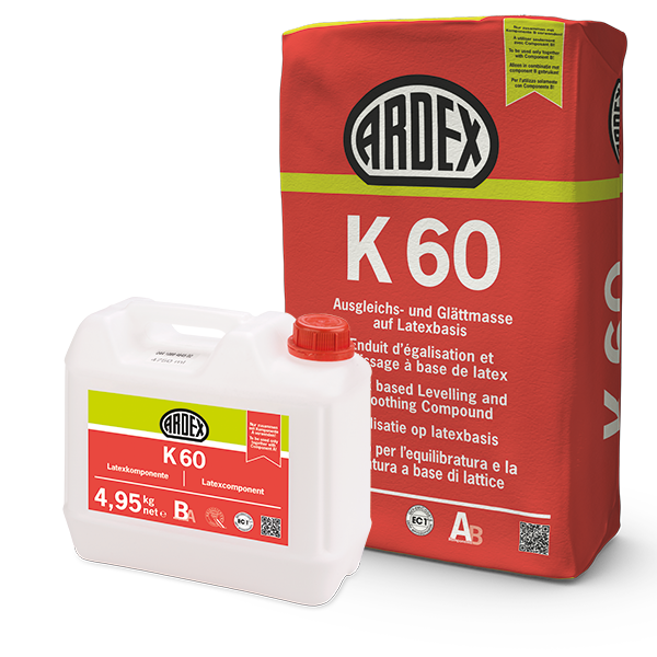 ARDEX K 60 / Ausgleichs- und Glättmasse auf Latexbasis 24,95kg Set