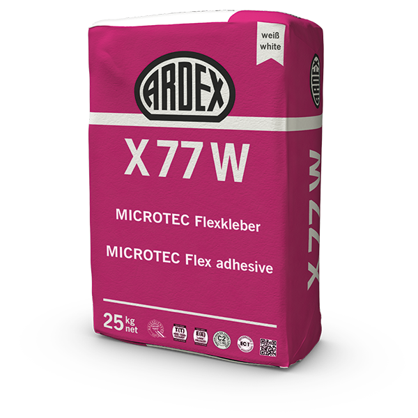 ARDEX X 77 W / MICROTEC Flexkleber, weiß 25kg