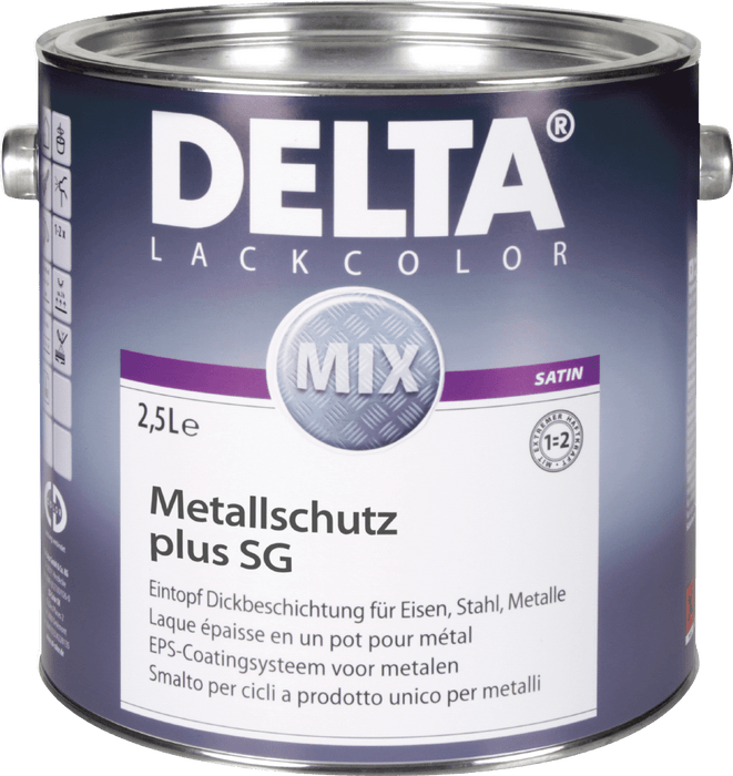 DELTA® Metallschutz plus SG / 2,5l Weiß