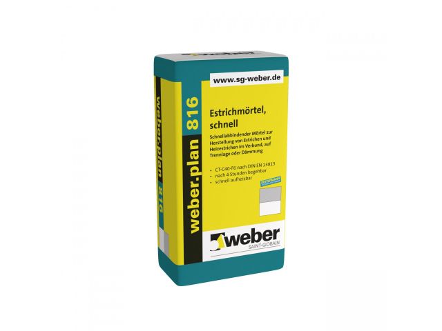 weberplan 816 / Schnellestrichmörtel 25kg