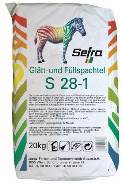 SEFRA S 28-1 Wandspachtel 25kg