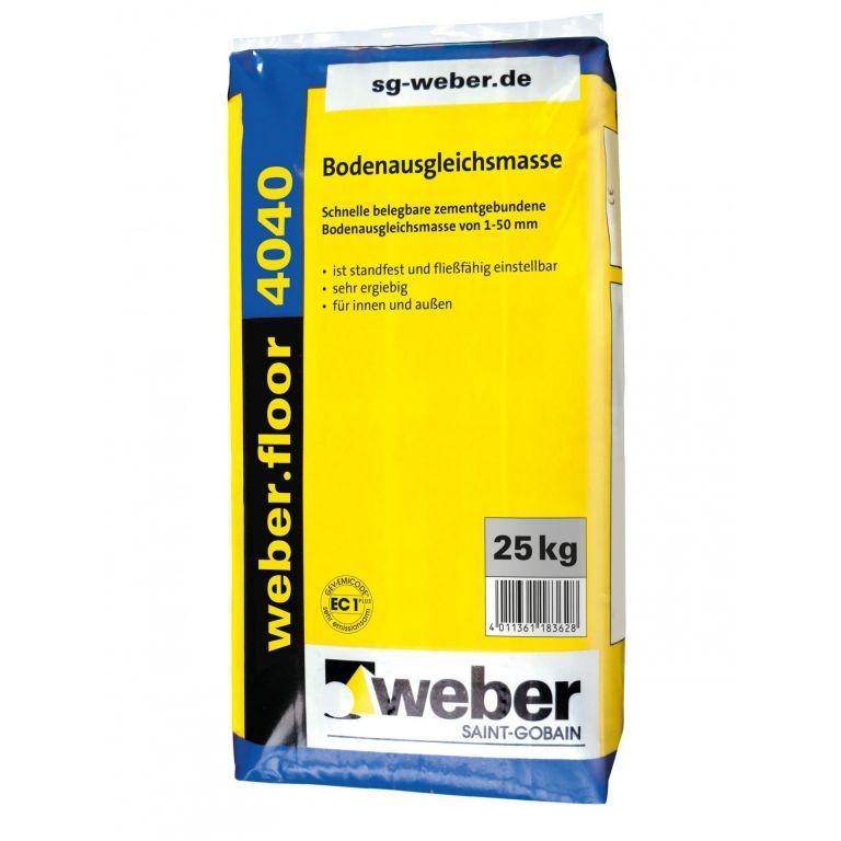 weberfloor 4040 Bodenausgleichsmasse 25kg