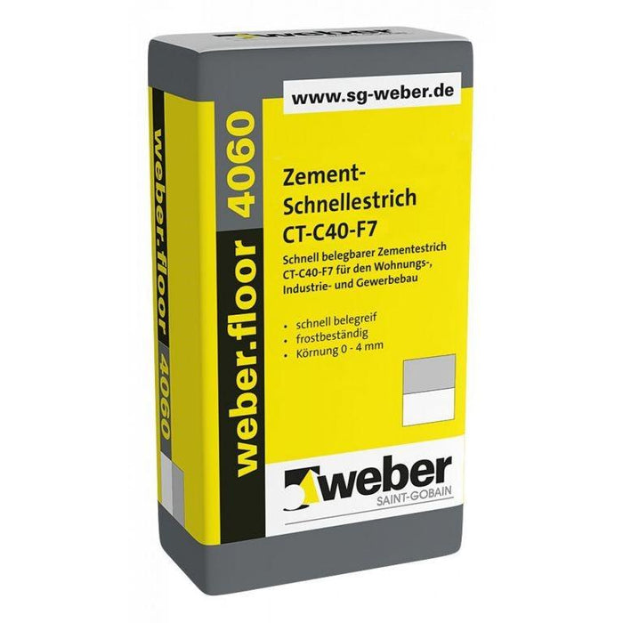 weberfloor 4060 Zement-Schnellestrich 25kg