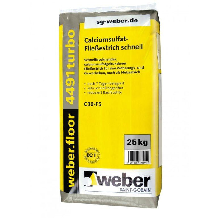 weberfloor 4491 turbo Calciumsulfat-Fließestrich 25kg
