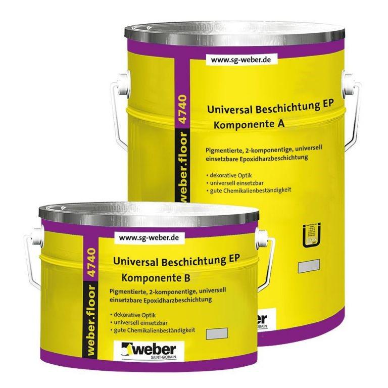 weberfloor 4740 Universal Beschichtung / 10kg Set Komp. A+B