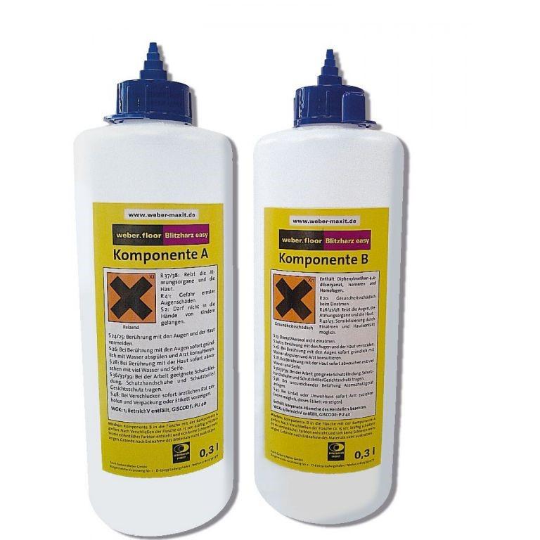 weberfloor Blitzharz easy 0,6l / 5 x Set/Karton