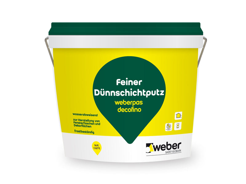 weberpas decofino Korn 1mm / weiß-Farbton 100 / 30kg