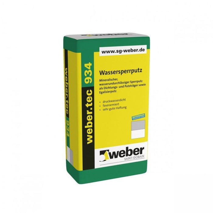 webertec 934 Wassersperrputz 25kg