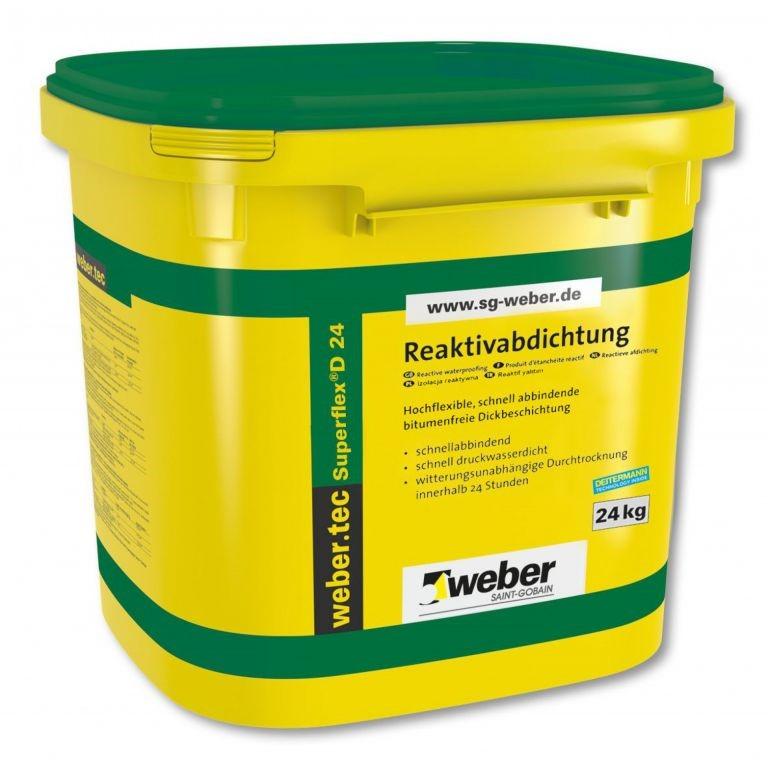 webertec Superflex D 24 Reaktivabdichtung 24kg