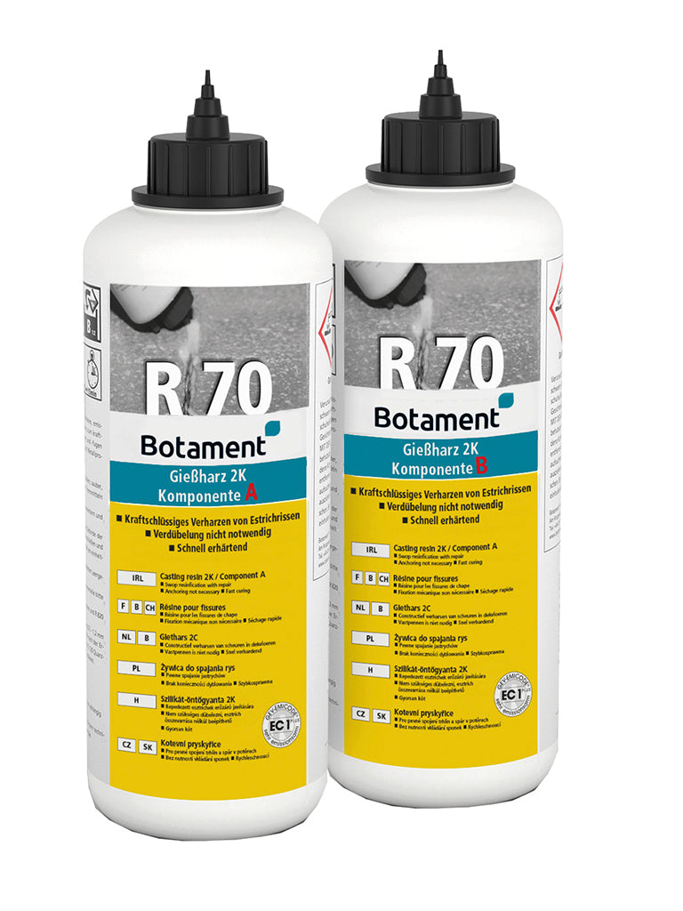 Botament R70 / 2K Gießharz - 2,4l Set Komp. A+B
